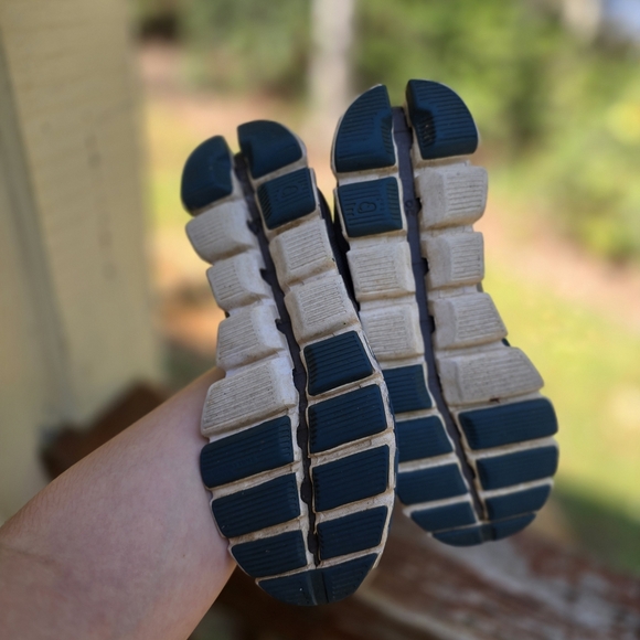 On Cloud Women's Athletic Shoes in Gray and Blue Size 6 - Picture 2 of 6